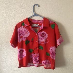 Jams World Vintage JoJo Cropped Blouse